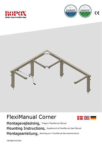Ropox user & mounting manual - FlexiCorner Manual Addition 