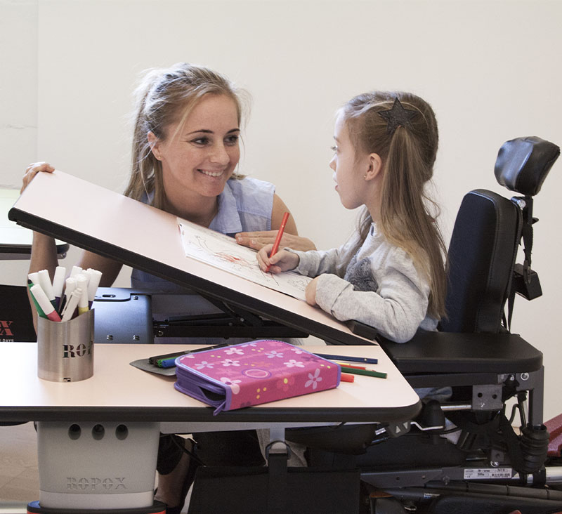 Disability friendly table