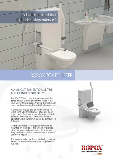 Data leaflet Ropox Toilet Lifter