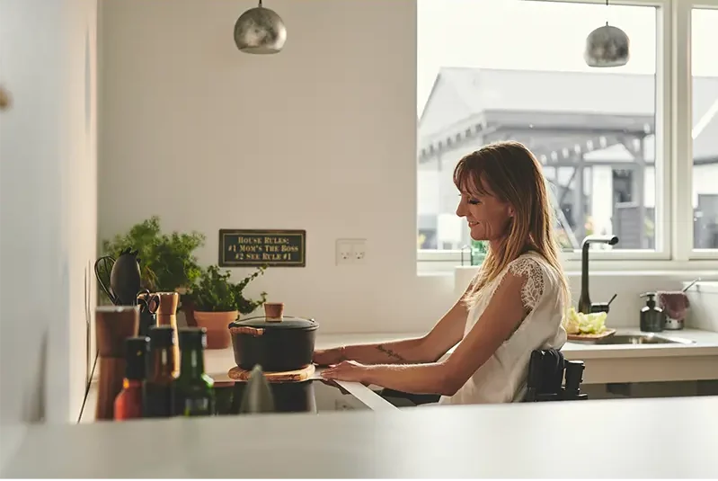 accessible kitchen for wheelchair users