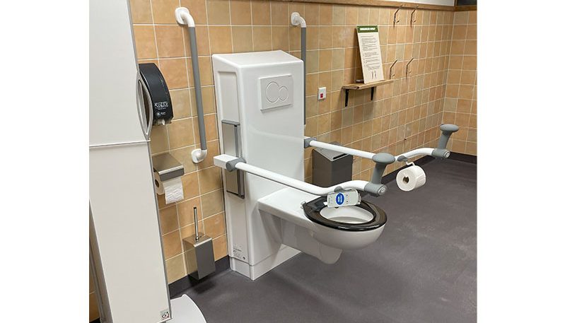 Changing places toilet