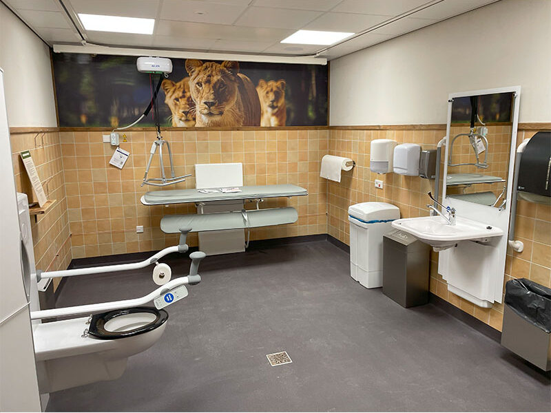 First Changing Places Toilet with Ropox equipment