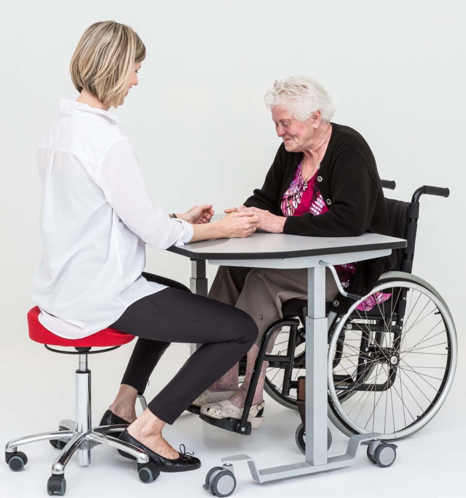 Ergo Multi therapy table for wheelchair users